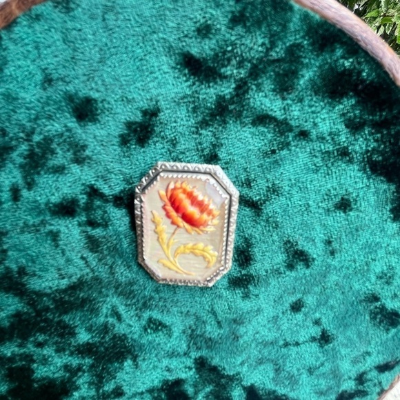 Vintage Victorian Reverse Intaglio Pin Brooch - Picture 9 of 10